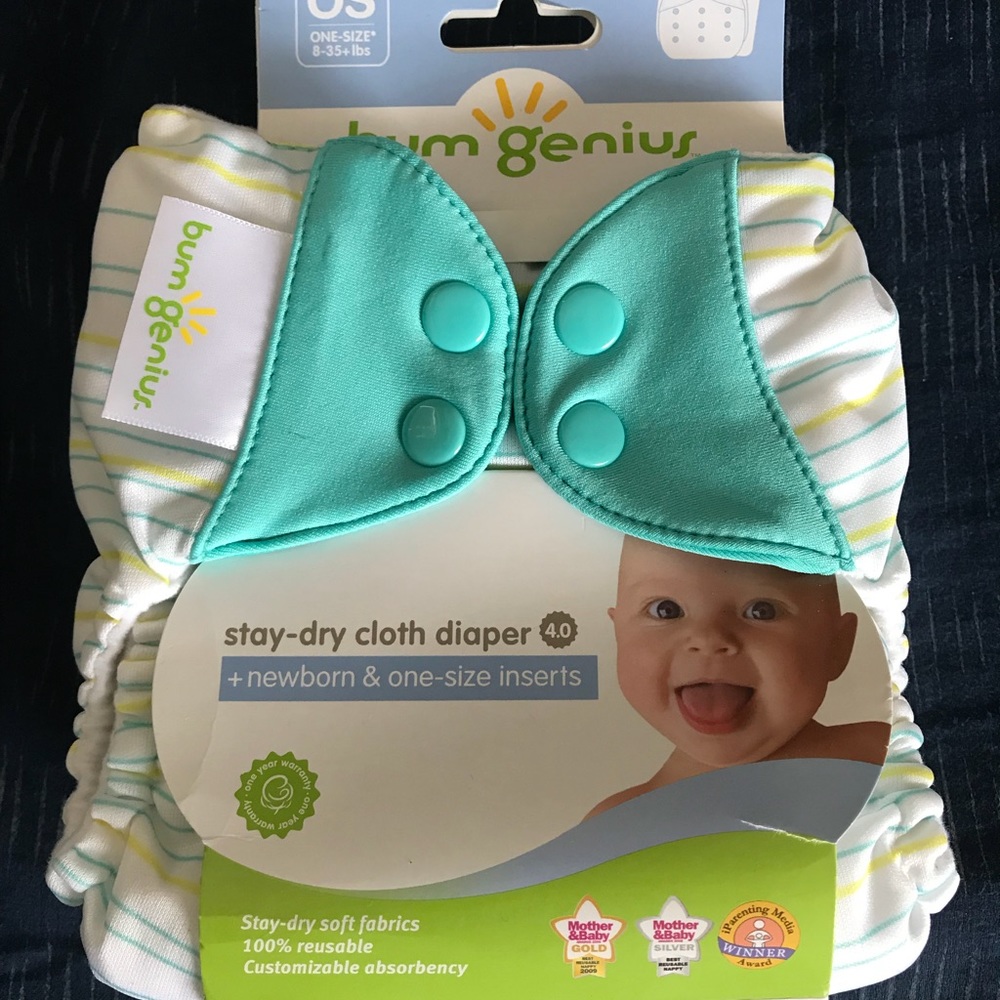 Bum Genuis Clothe Diaper New